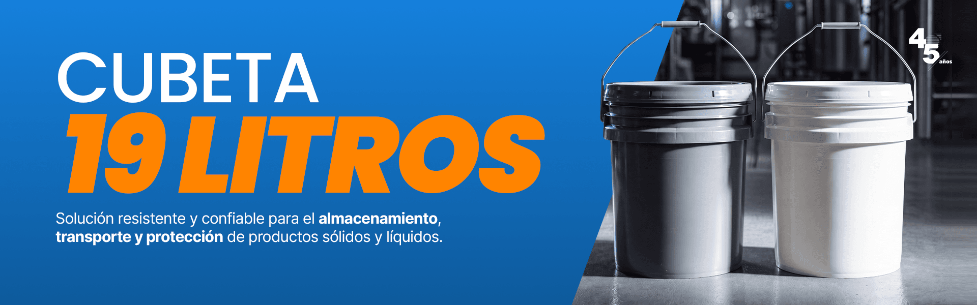 Cubeta 19 litros
